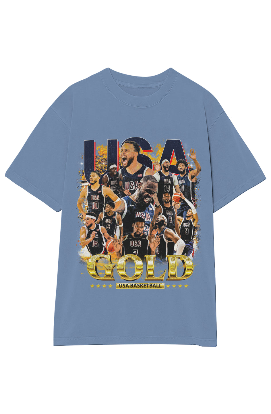 USA MEN'S BASKETBALL VINTAGE TEE