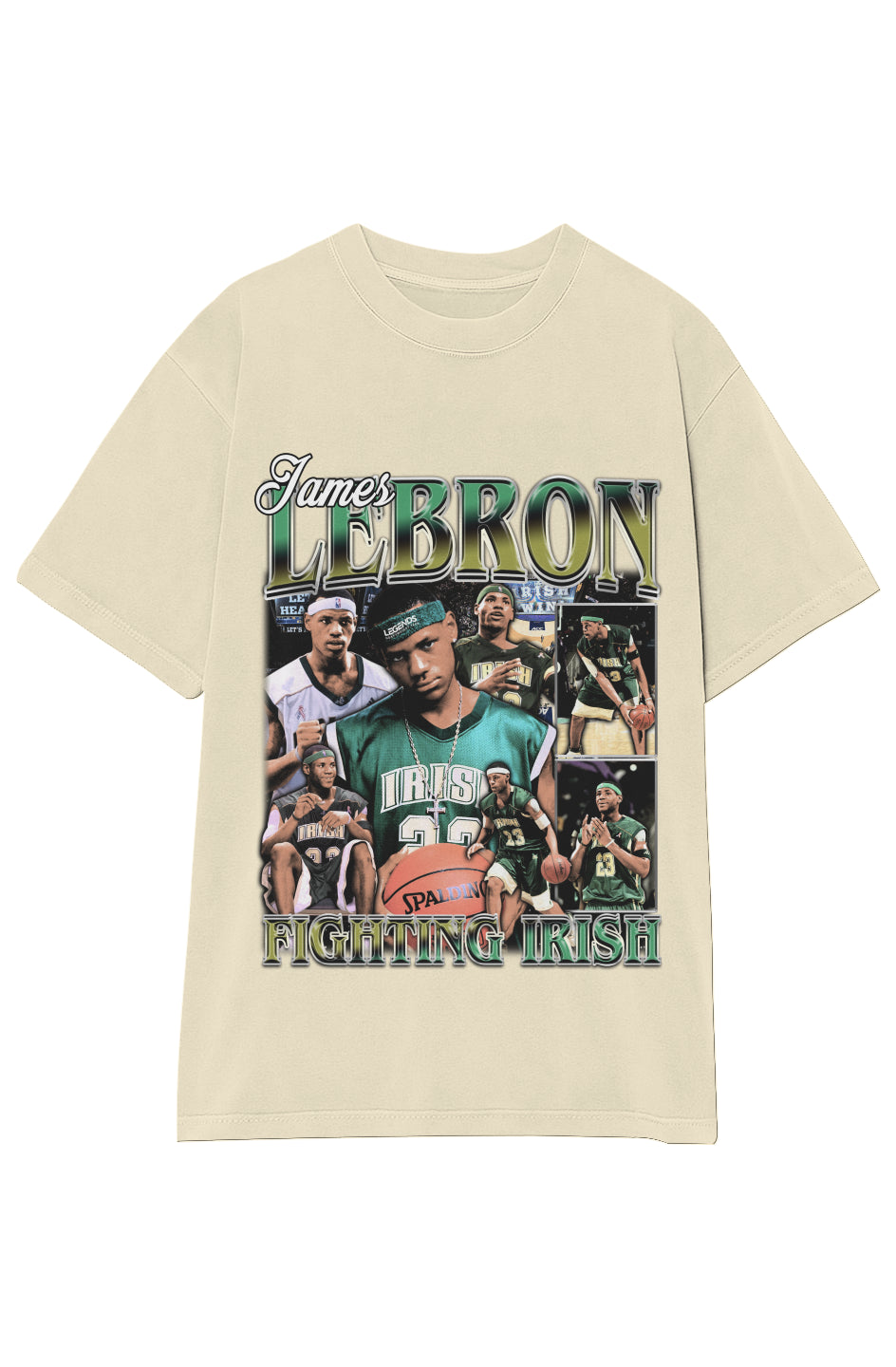 LEBRON JAMES FIGHTING IRISH TEE