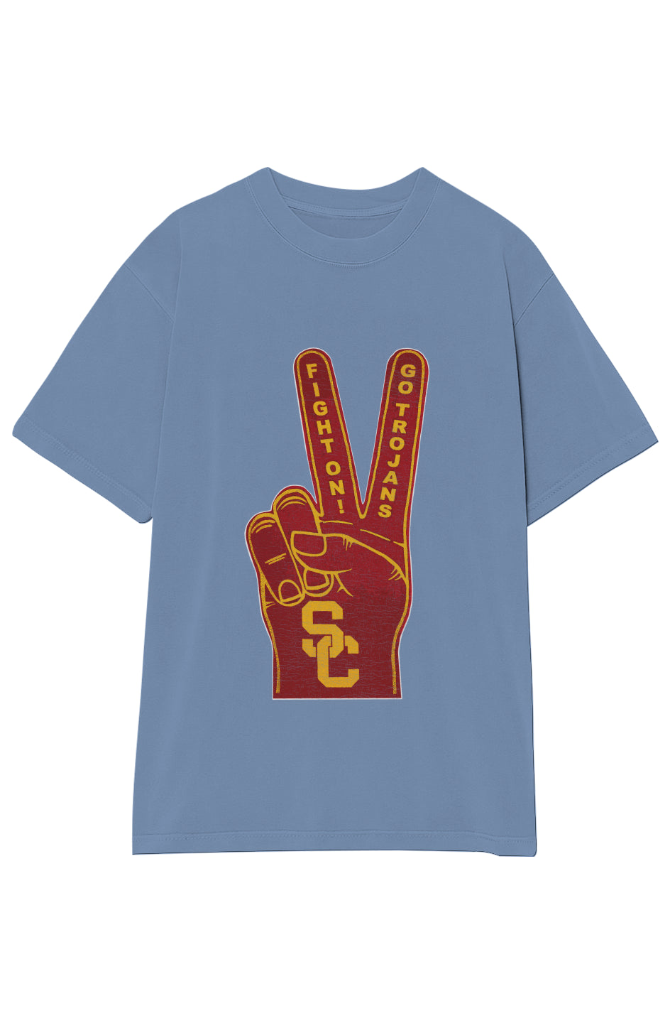 USC TROJANS FIGHT ON! TEE (Double Sided)
