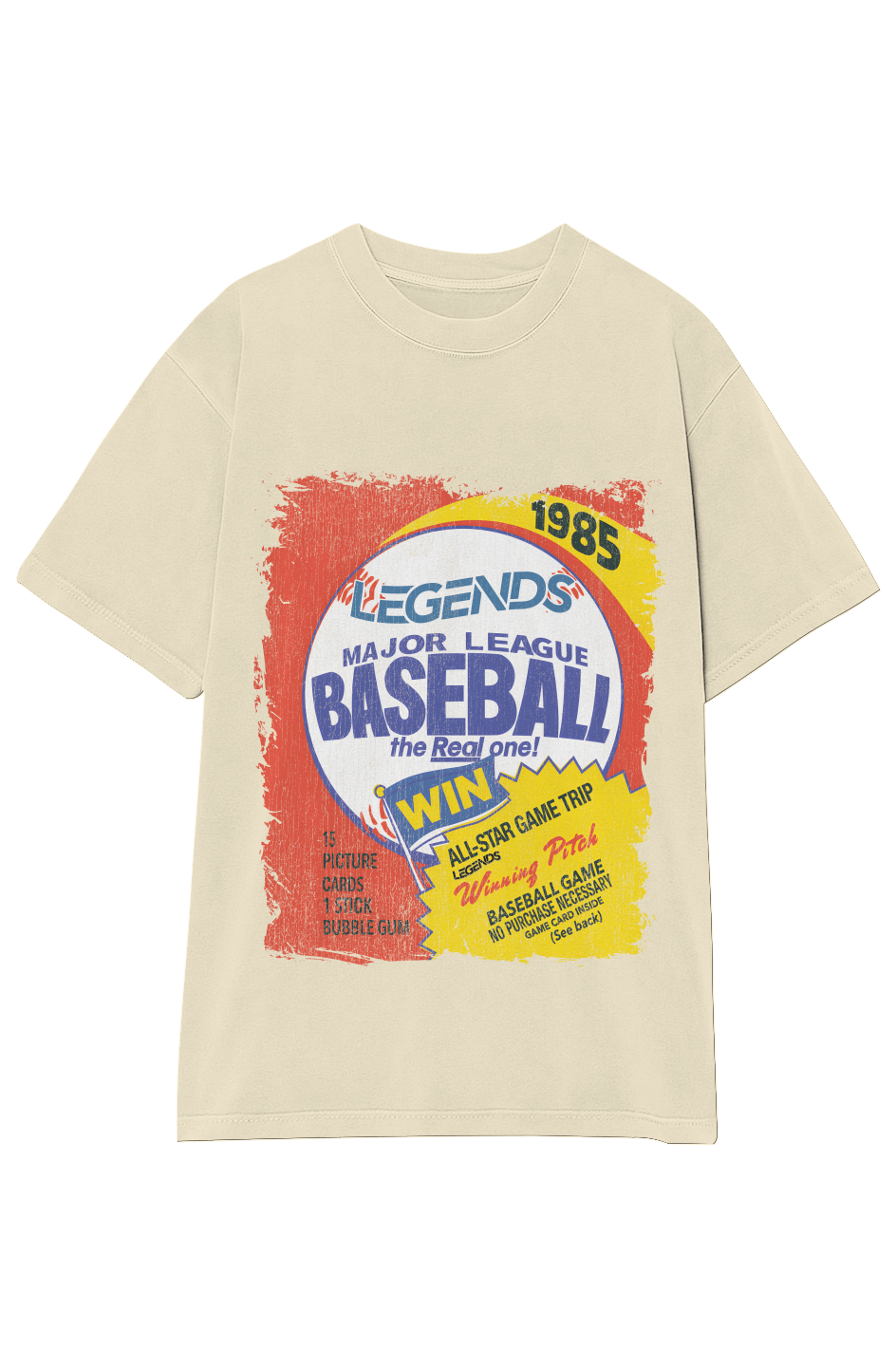 LEGENDS BASEBALL TRADING CARD TEE (Version 002)