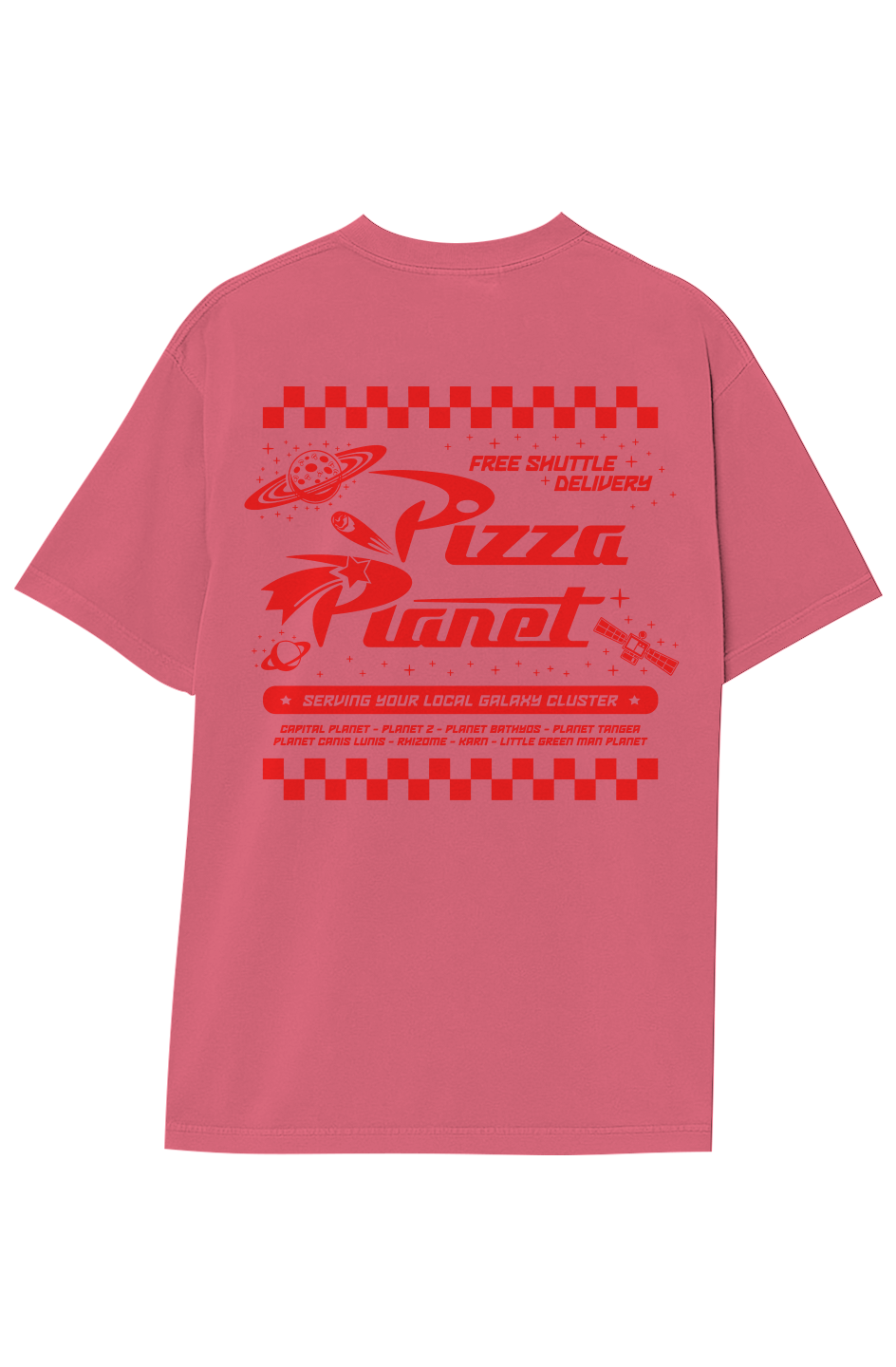 TOY STORY - PIZZA PLANET TEE V (DOUBLE SIDED)