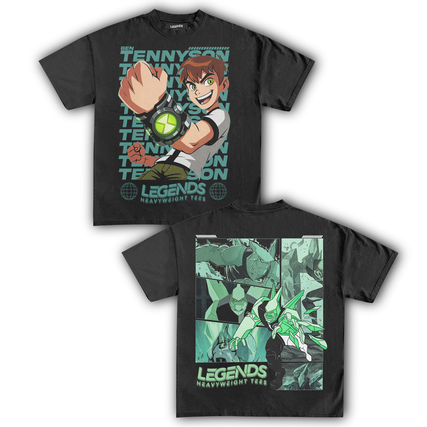 BEN TENNYSON & DIAMONDHEAD TEE (DOUBLE SIDED)