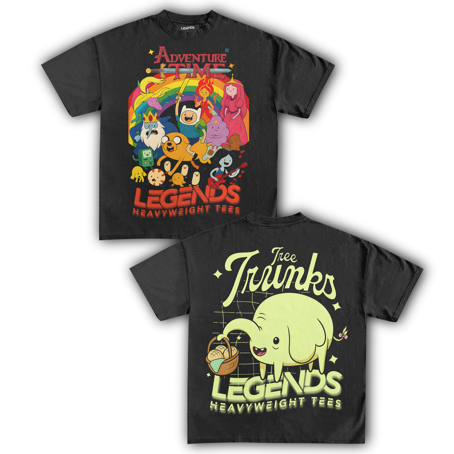 ADVENTURE TIME - TREE TRUNKS TEE I (DOUBLE SIDED)