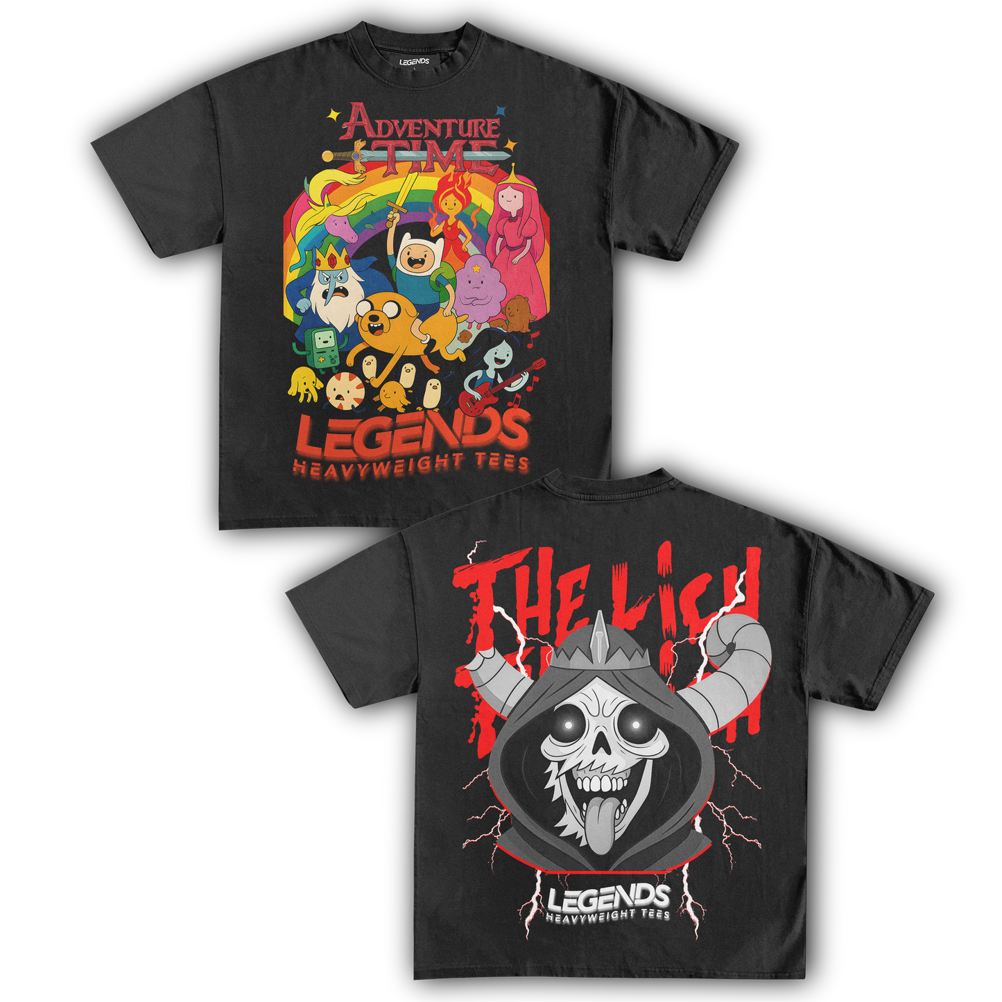 ADVENTURE TIME - THE LICH TEE I (DOUBLE SIDED)