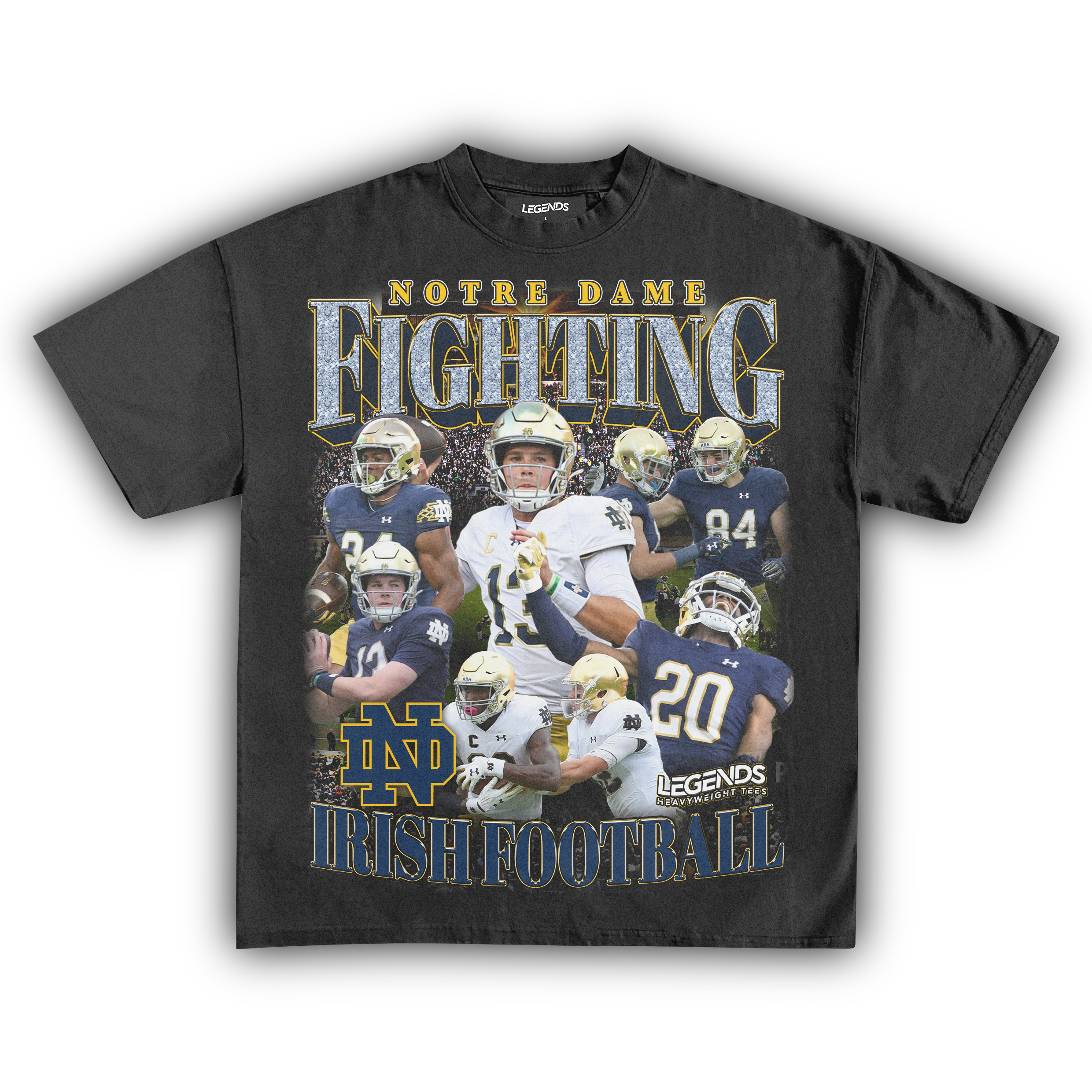Notre Dame Fighting Irish Tee » Football » Vintage Heavyweight T