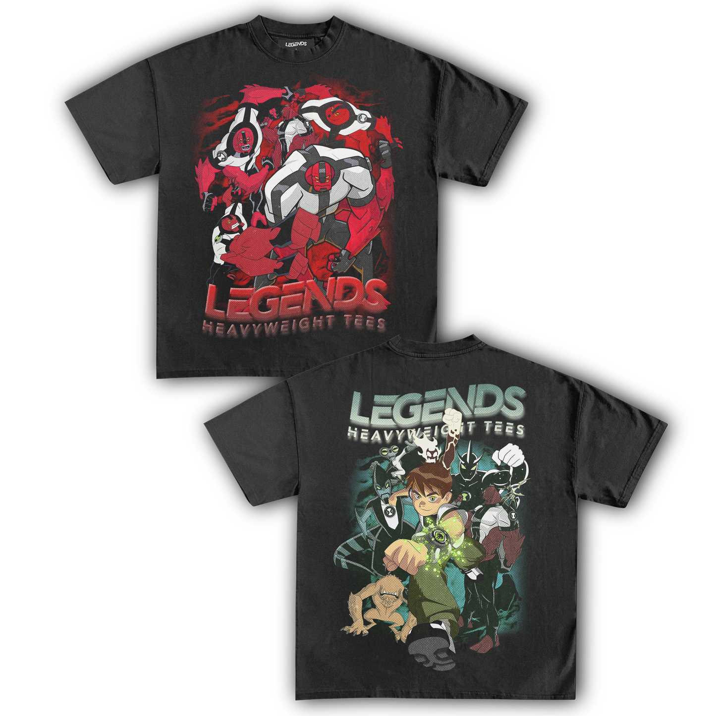 FOURARMS & BEN 10 TEE (DOUBLE SIDED)