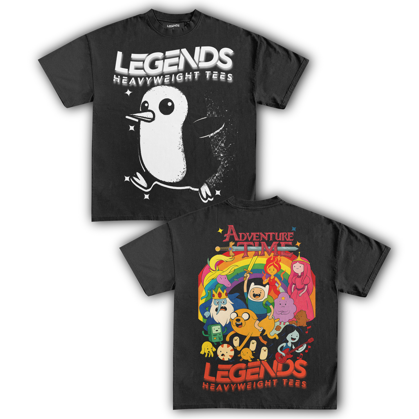 ADVENTURE TIME - GUNTER TEE II (DOUBLE SIDED)