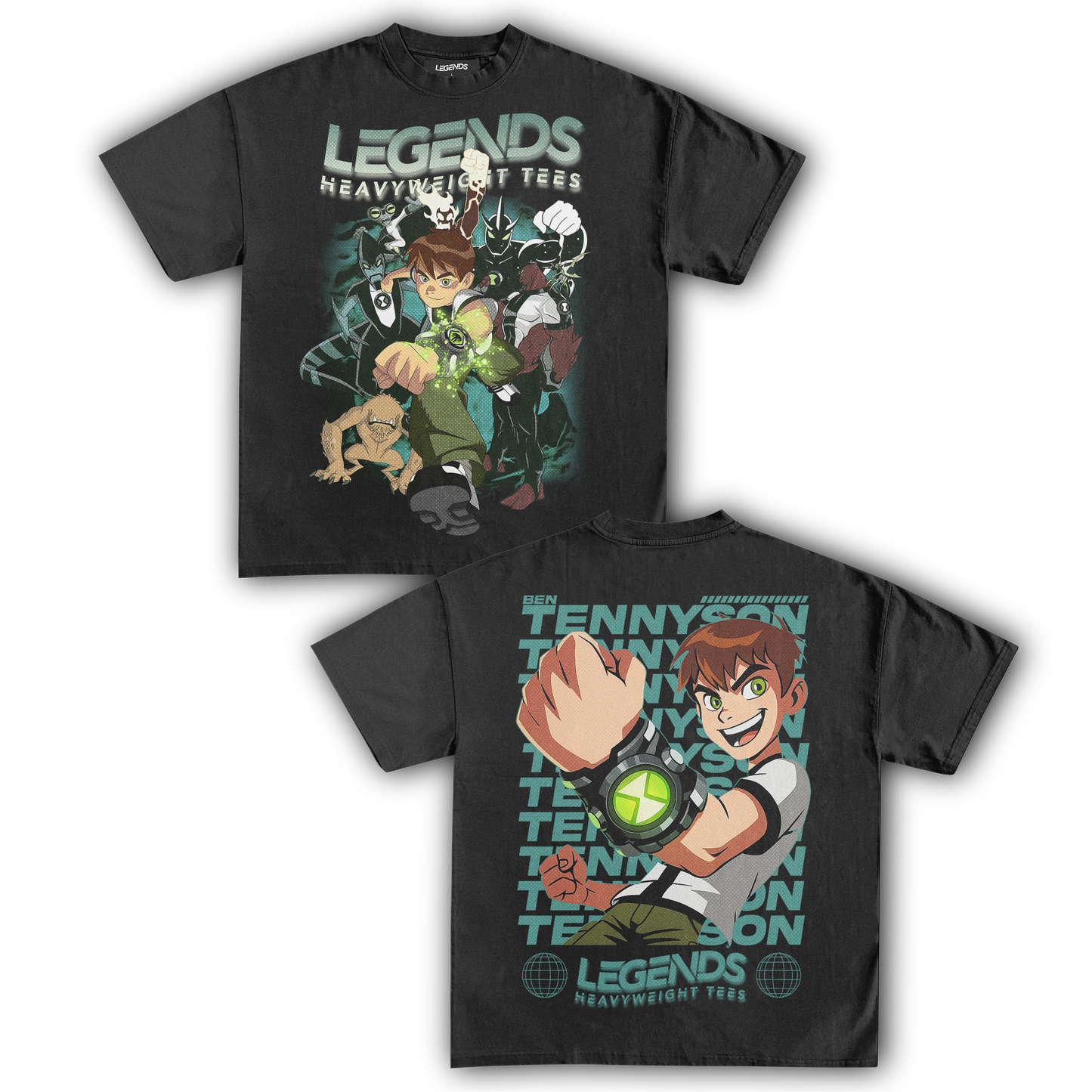 BEN 10 & BEN TENNYSON TEE (DOUBLE SIDED)