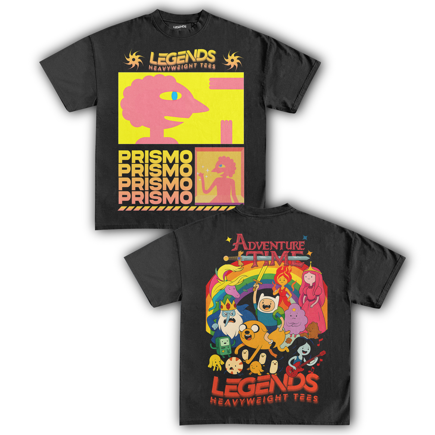 ADVENTURE TIME - PRISMO TEE II (DOUBLE SIDED)