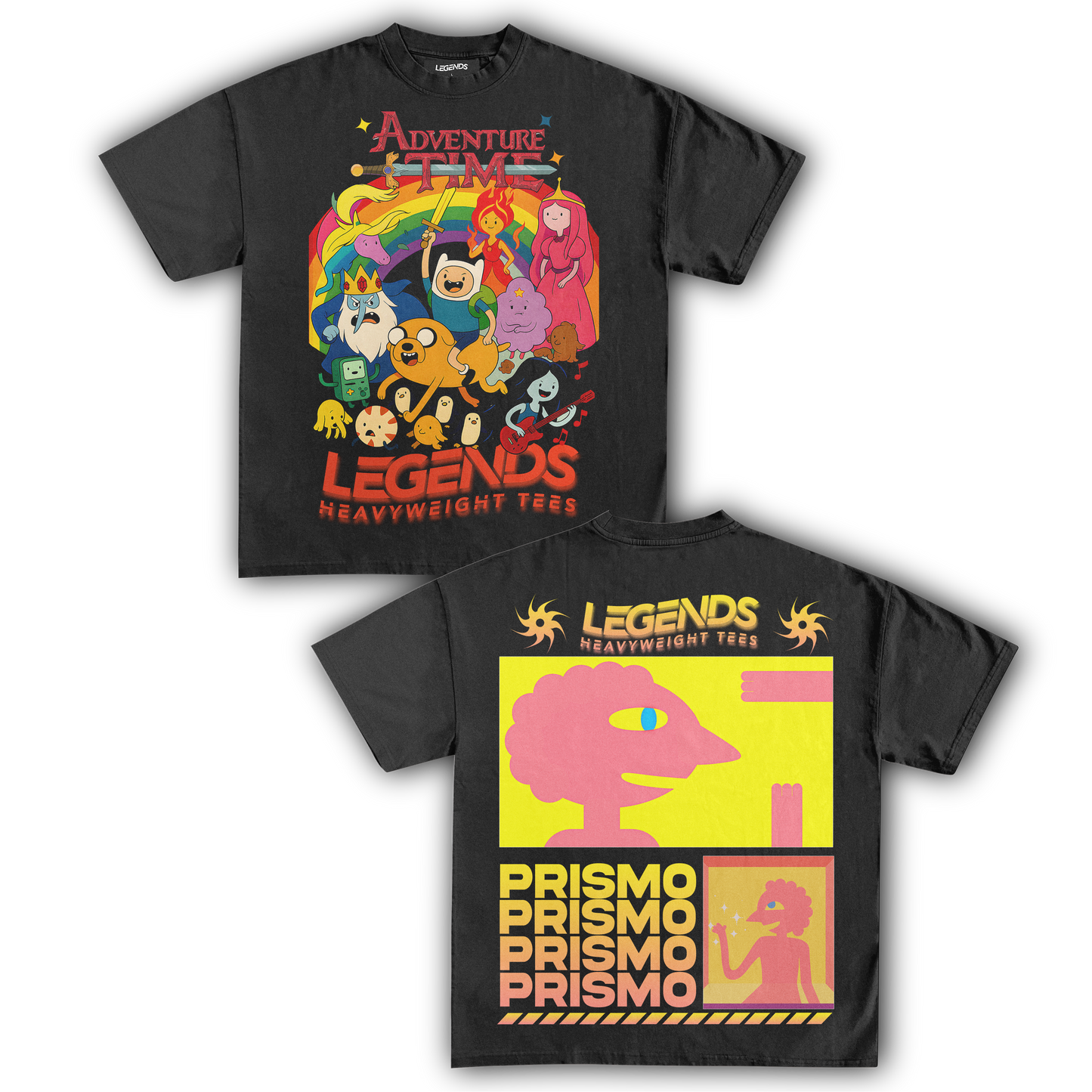 ADVENTURE TIME - PRISMO TEE I (DOUBLE SIDED)