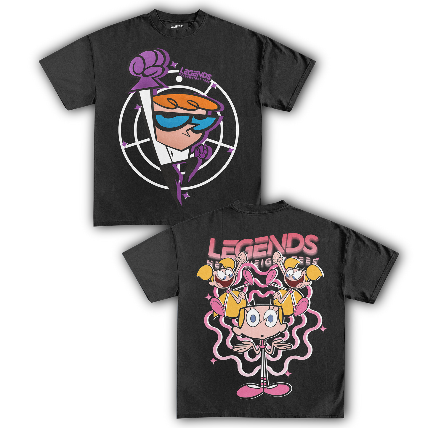 DEXTER & DEEDEE TEE (DOUBLE SIDED)