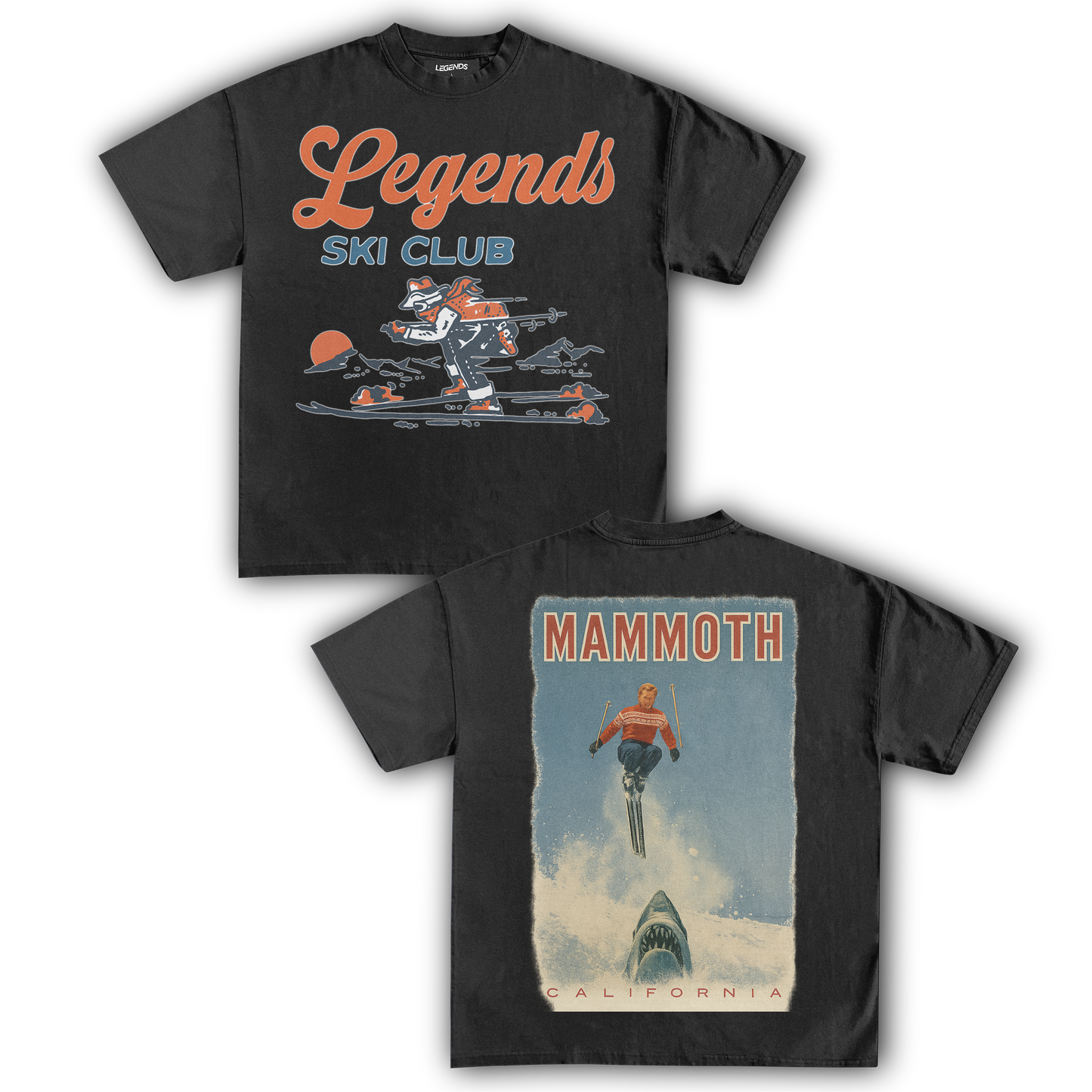 LEGENDS SKI CLUB - MAMMOTH JAWS (DOUBLE SIDED)