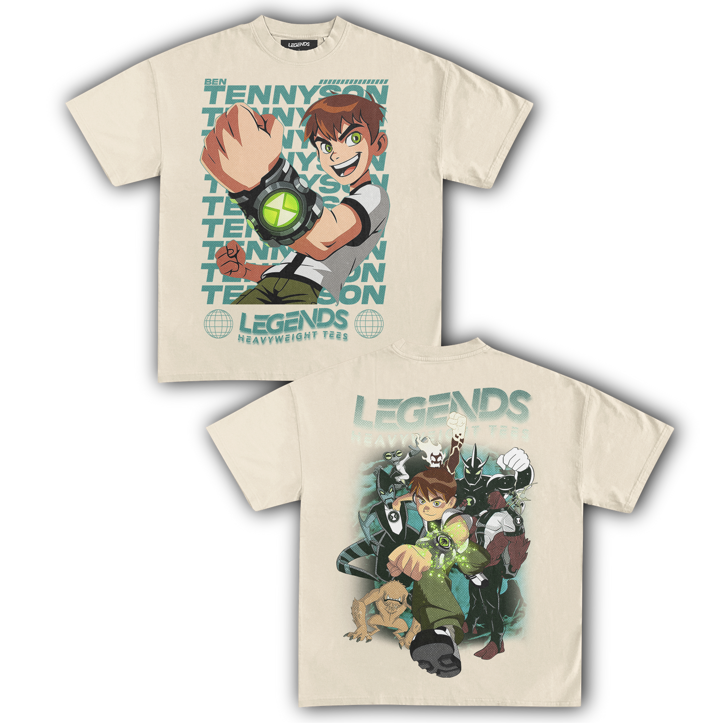 BEN TENNYS0N & BEN10 TEE (DOUBLE SIDED)