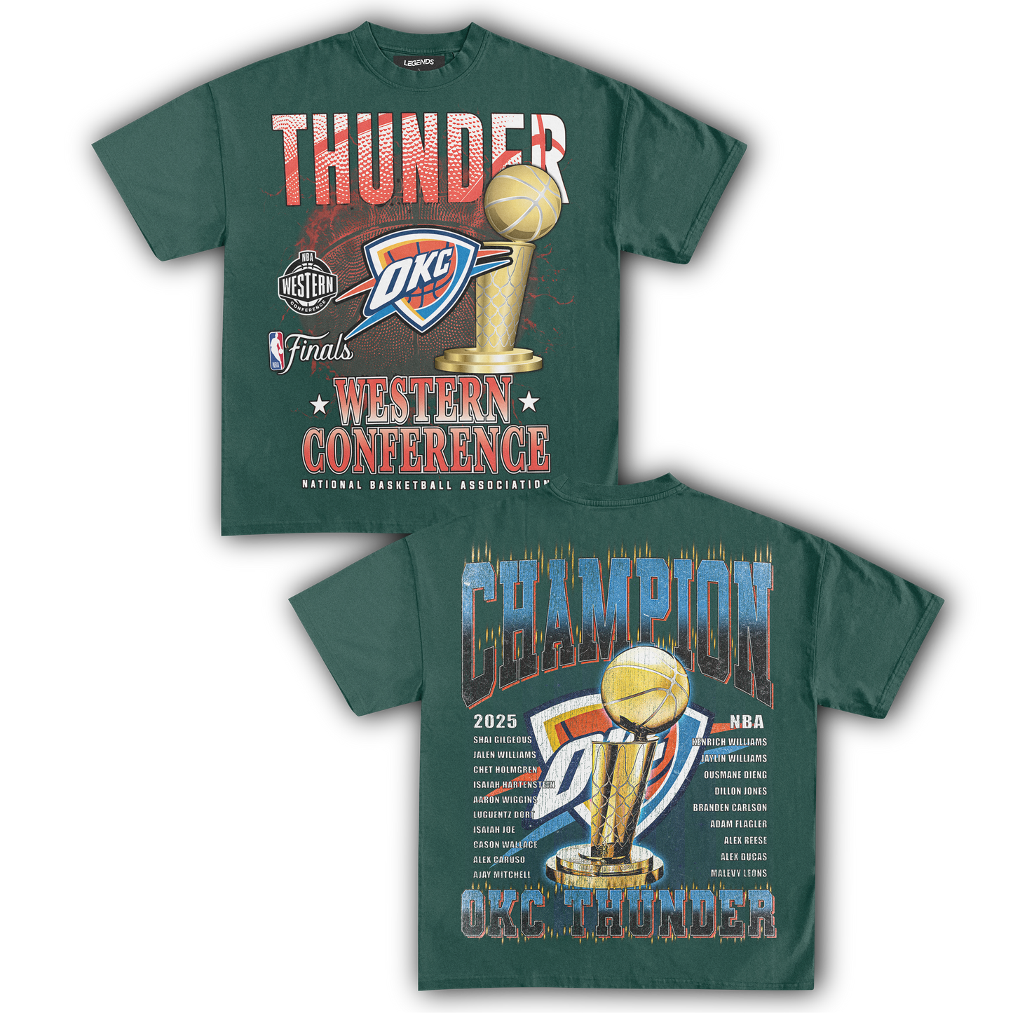 OHKLAHOMA CITY THUNDER TEE IV (DOUBLE SIDED)