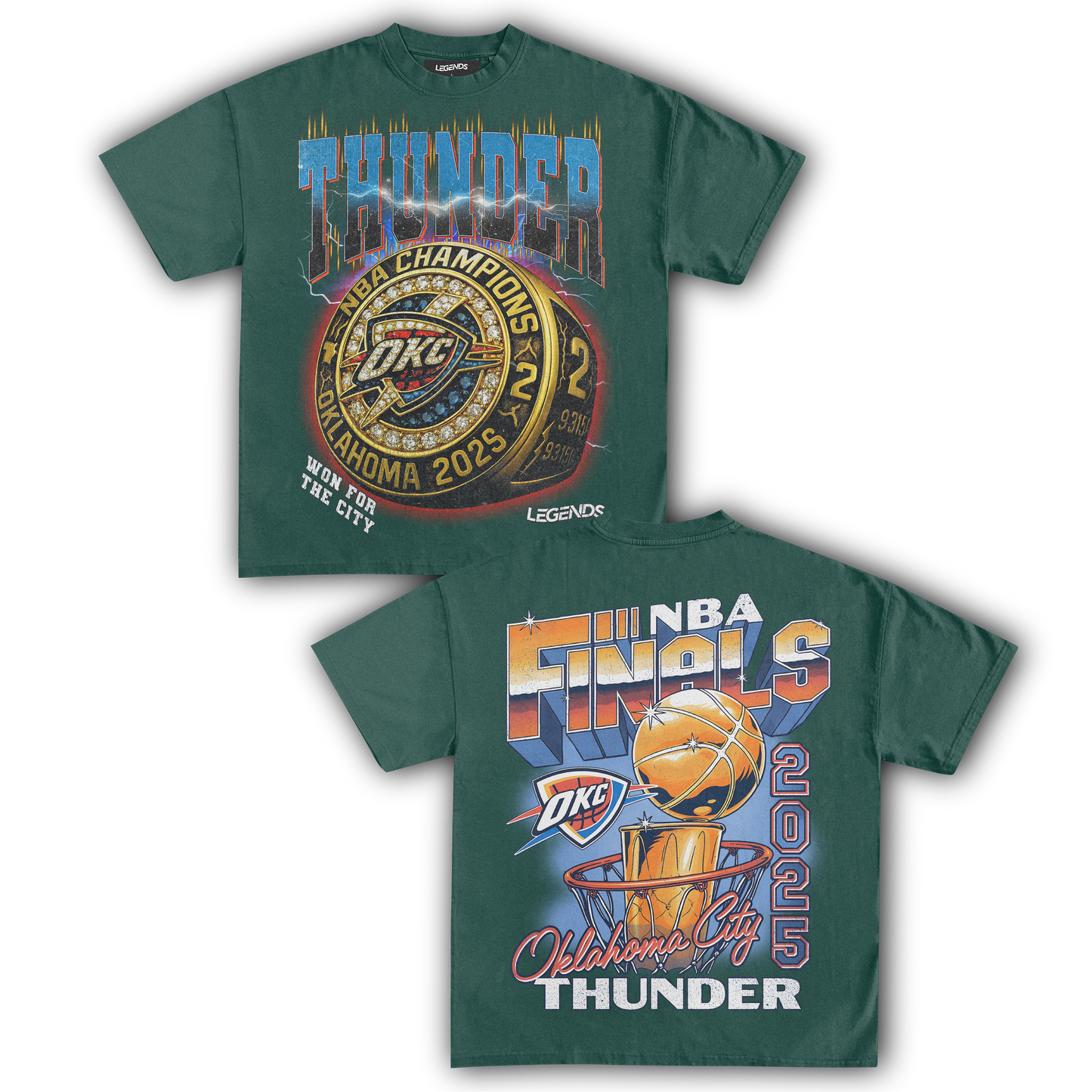 OKLAHOMA CITY THUNDER - CHAMPIONS RING II (DOUBLE SIDED)