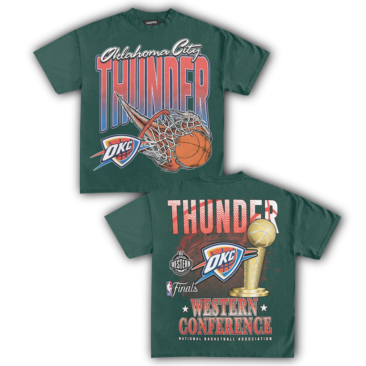 OKLAHOMA CITY THUNDER - OKC I (DOUBLE SIDED)