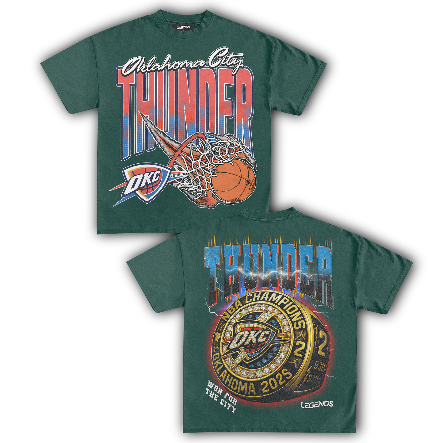 OKLAHOMA CITY THUNDER - OKC IV (DOUBLE SIDED)