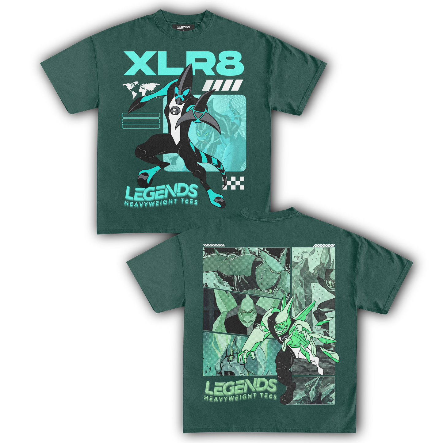 XRL8 & DIAMONDHEAD TEE (DOUBLE SIDED)