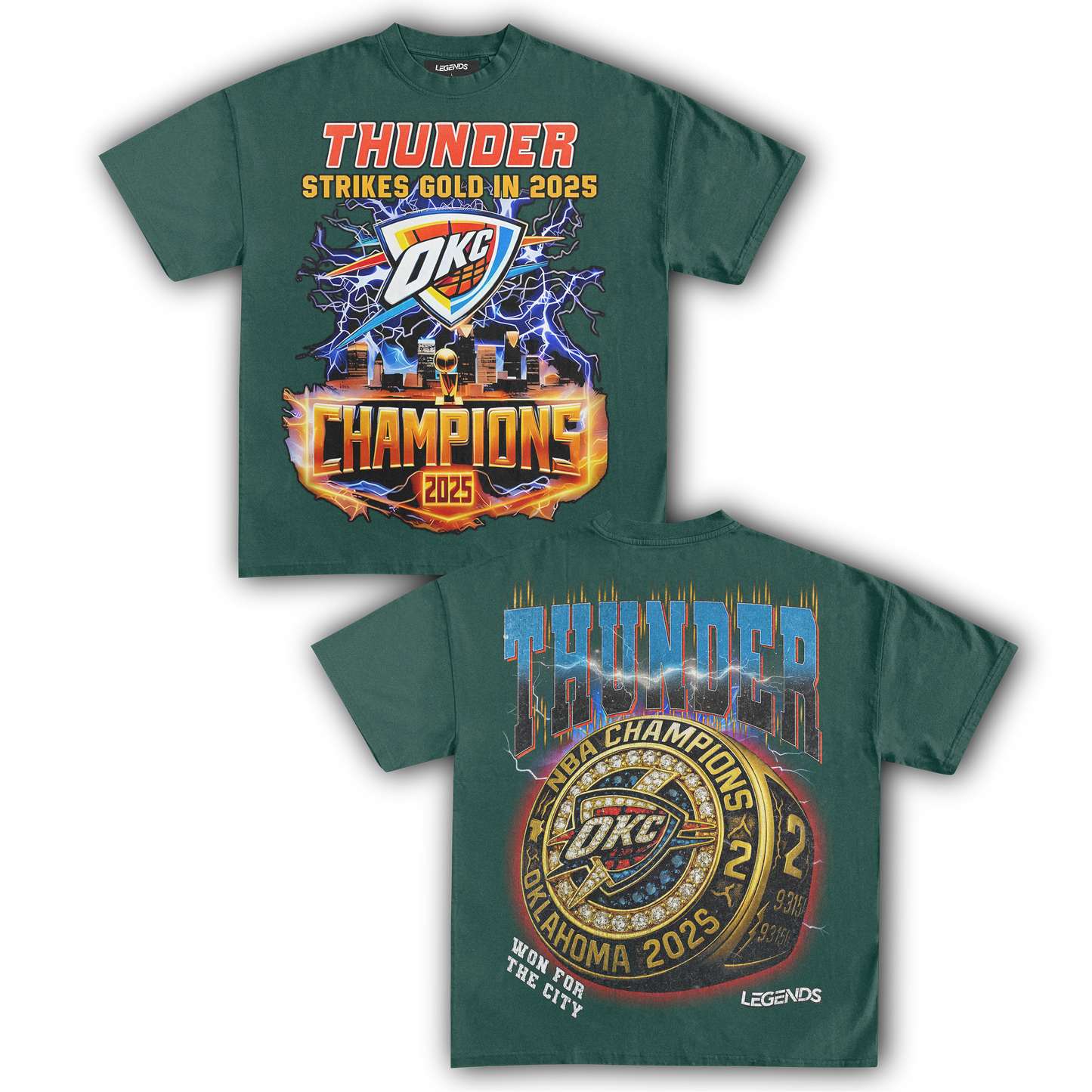 OKLAHOMA CITY THUNDER - CHAMPIONS III (DOUBLE SIDED)