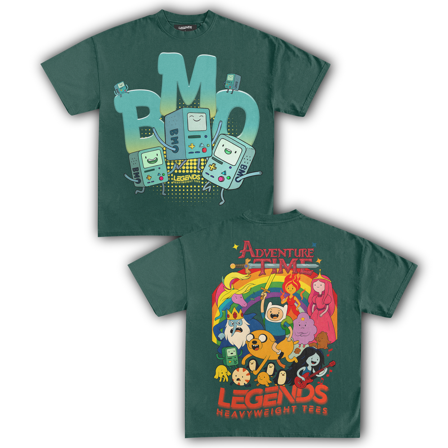 ADVENTURE TIME - BMO TEE II (DOUBLE SIDED)