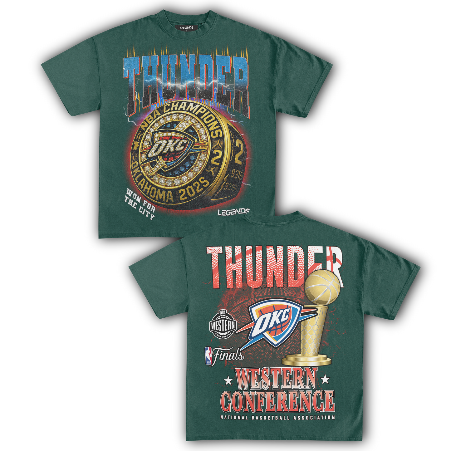 OKLAHOMA CITY THUNDER - CHAMPIONS RING I (DOUBLE SIDED)