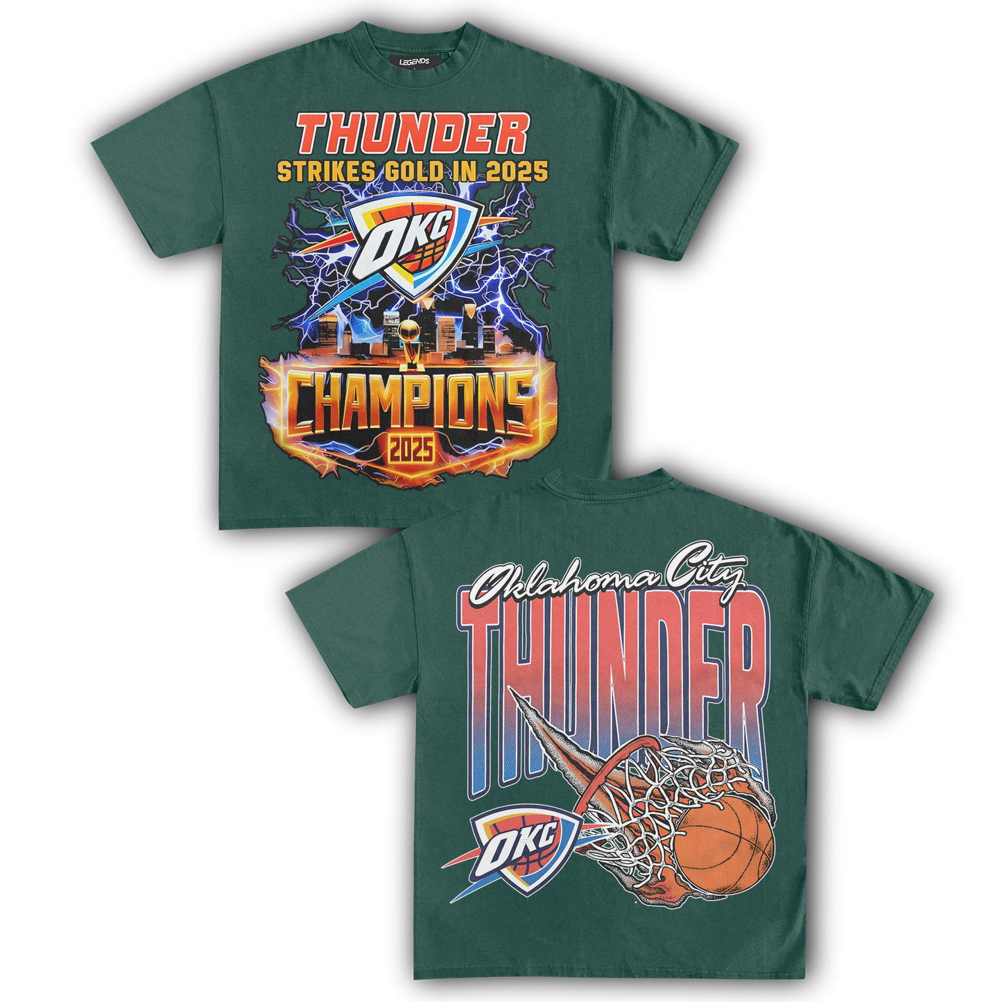OKLAHOMA CITY THUNDER - CHAMPIONS V (DOUBLE SIDED)