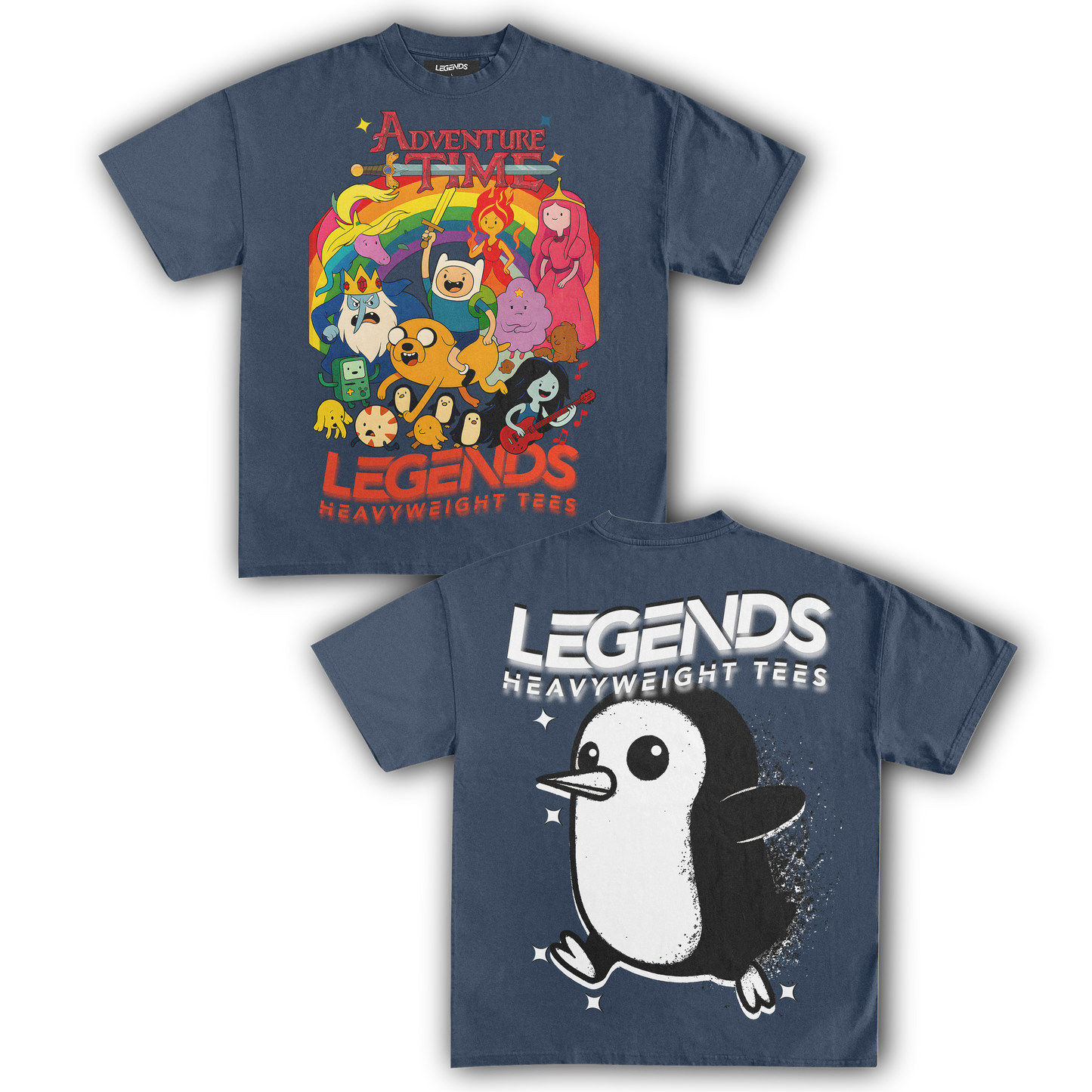 ADVENTURE TIME - GUNTER TEE I (DOUBLE SIDED)