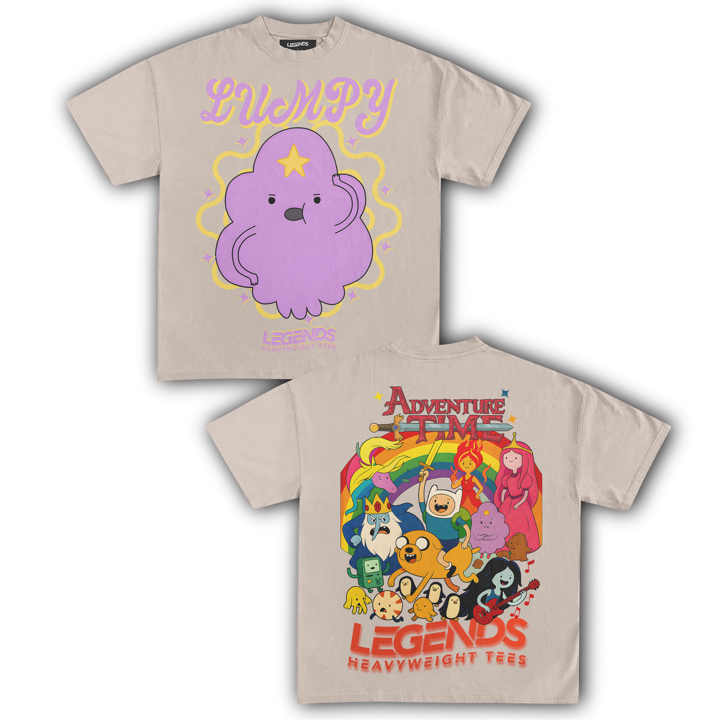ADVENTURE TIME - LUMPY SPACE PRINCESS TEE I (DOUBLE SIDED)
