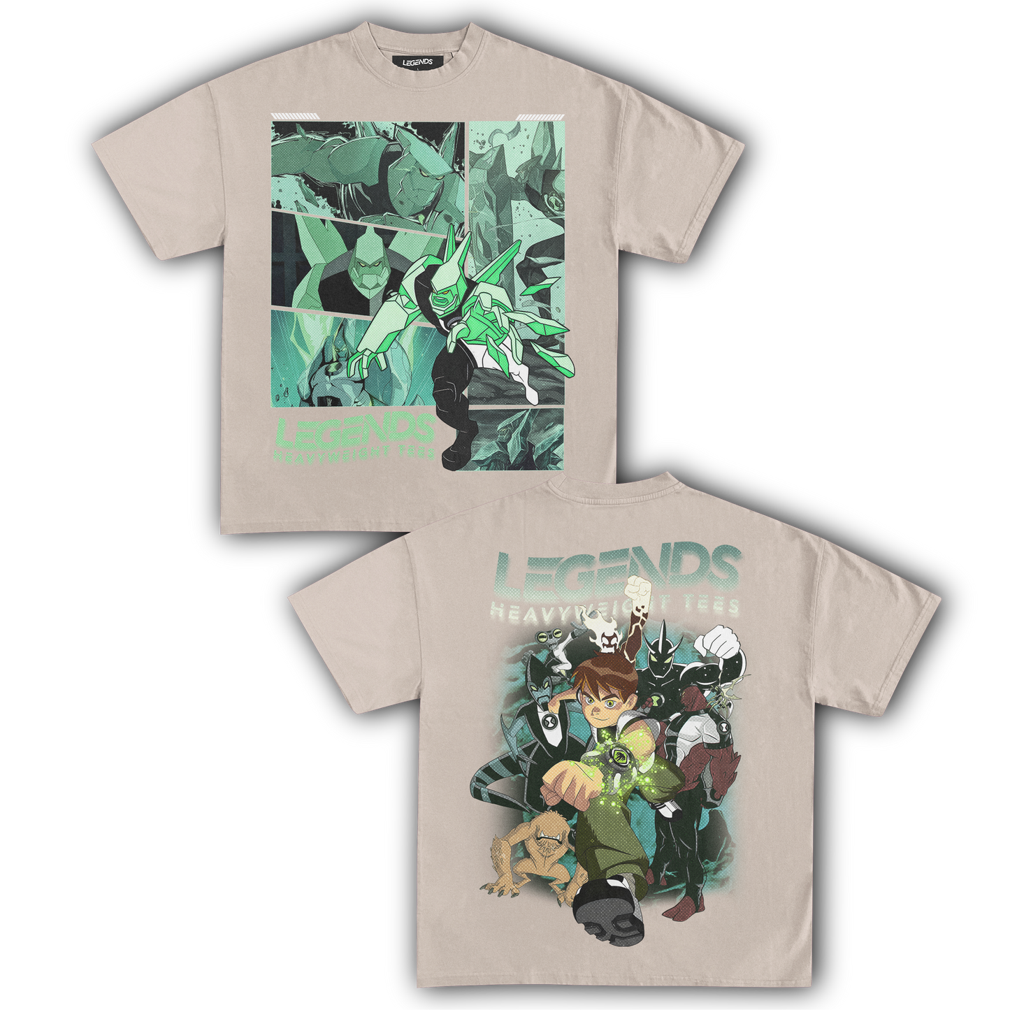 DIAMONDHEAD & BEN 10 TEE (DOUBLE SIDED)