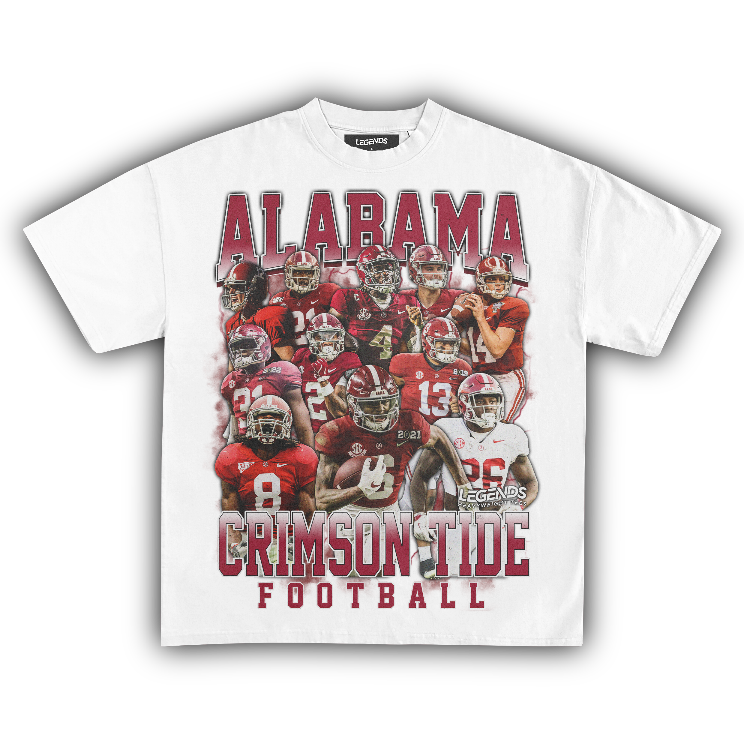 Alabama Crimson Tide Tee » Football » Vintage Heavyweight T-Shirt