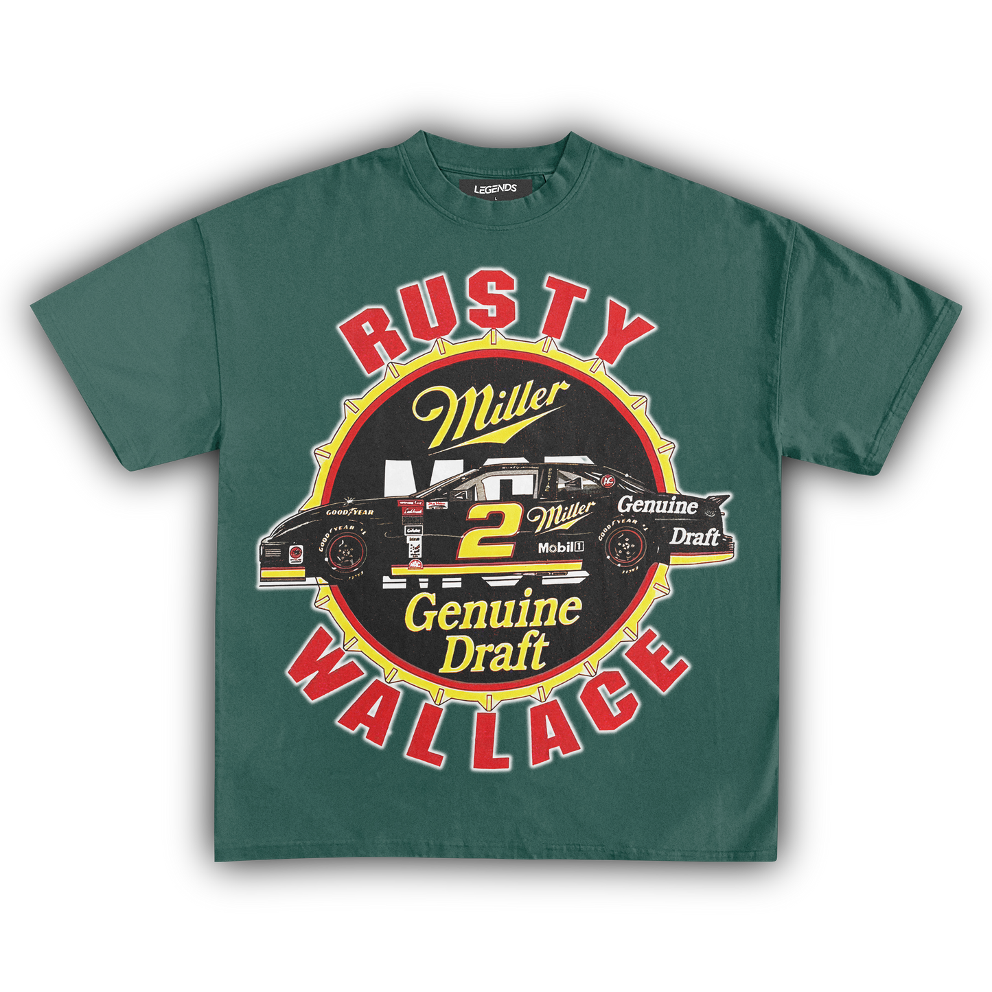 RUSTY WALLACE MILLER GENUINE DRAFT TEE