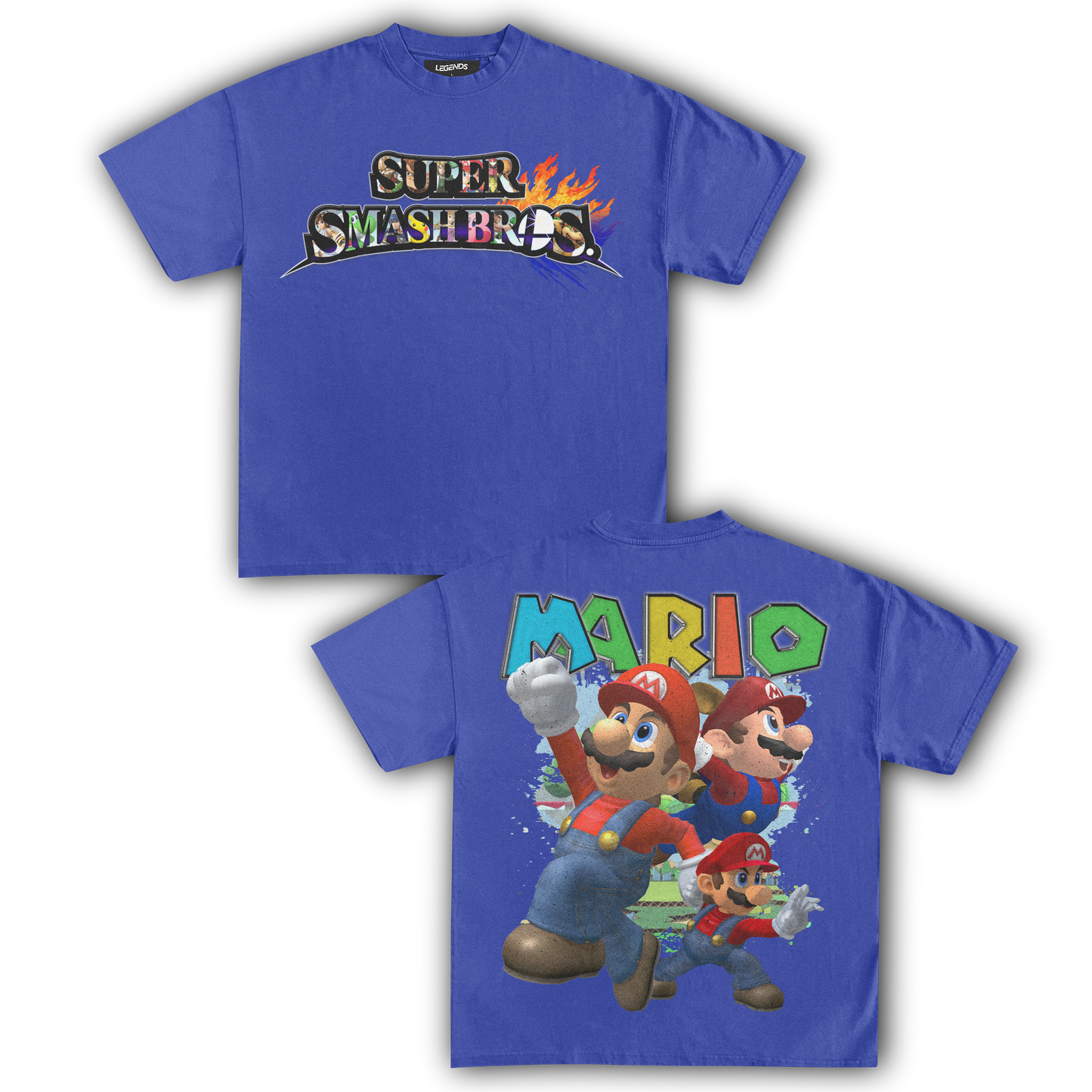 SUPER SMASH BROS MARIO TEE (Double)
