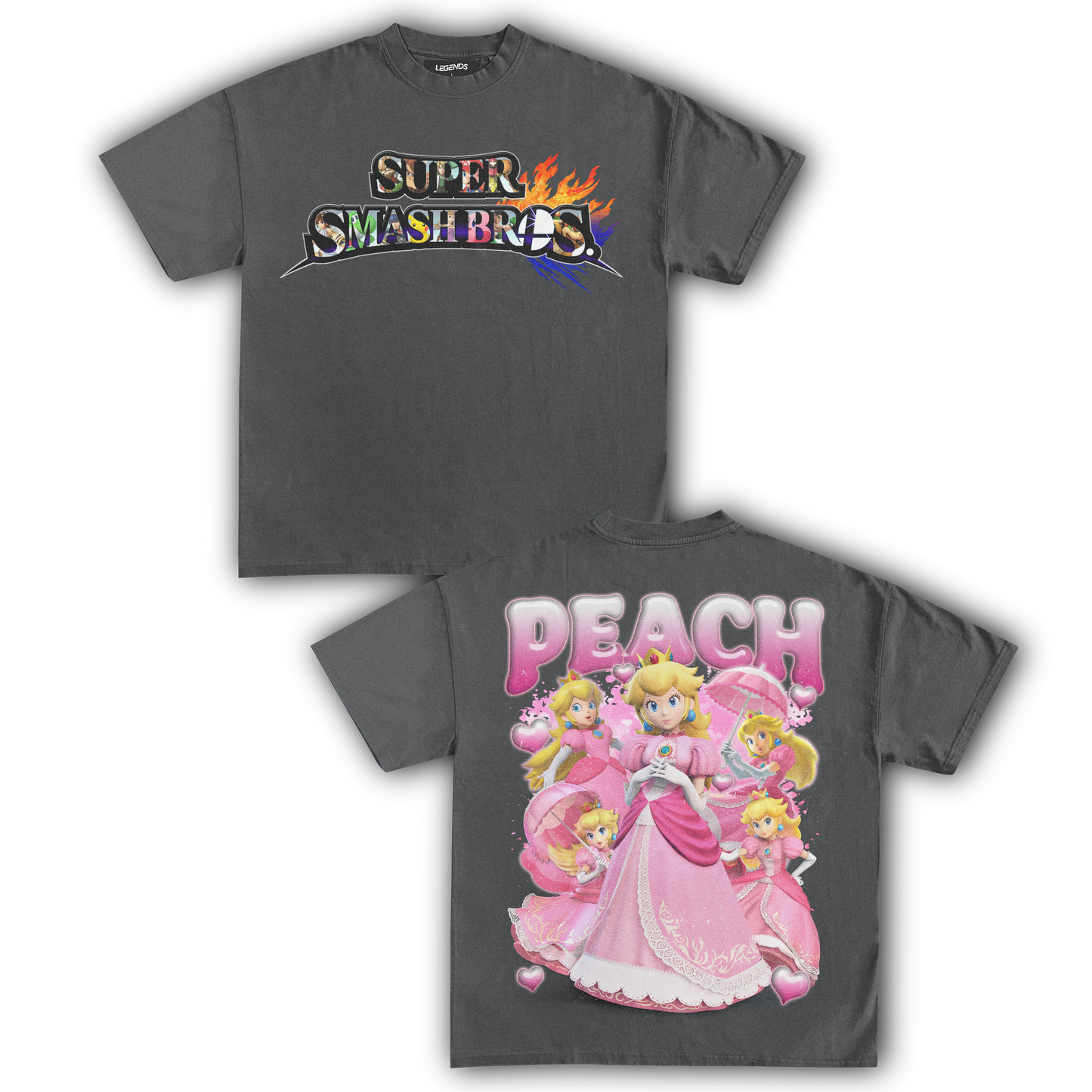 SUPER SMASH BROS PEACH TEE (Double)