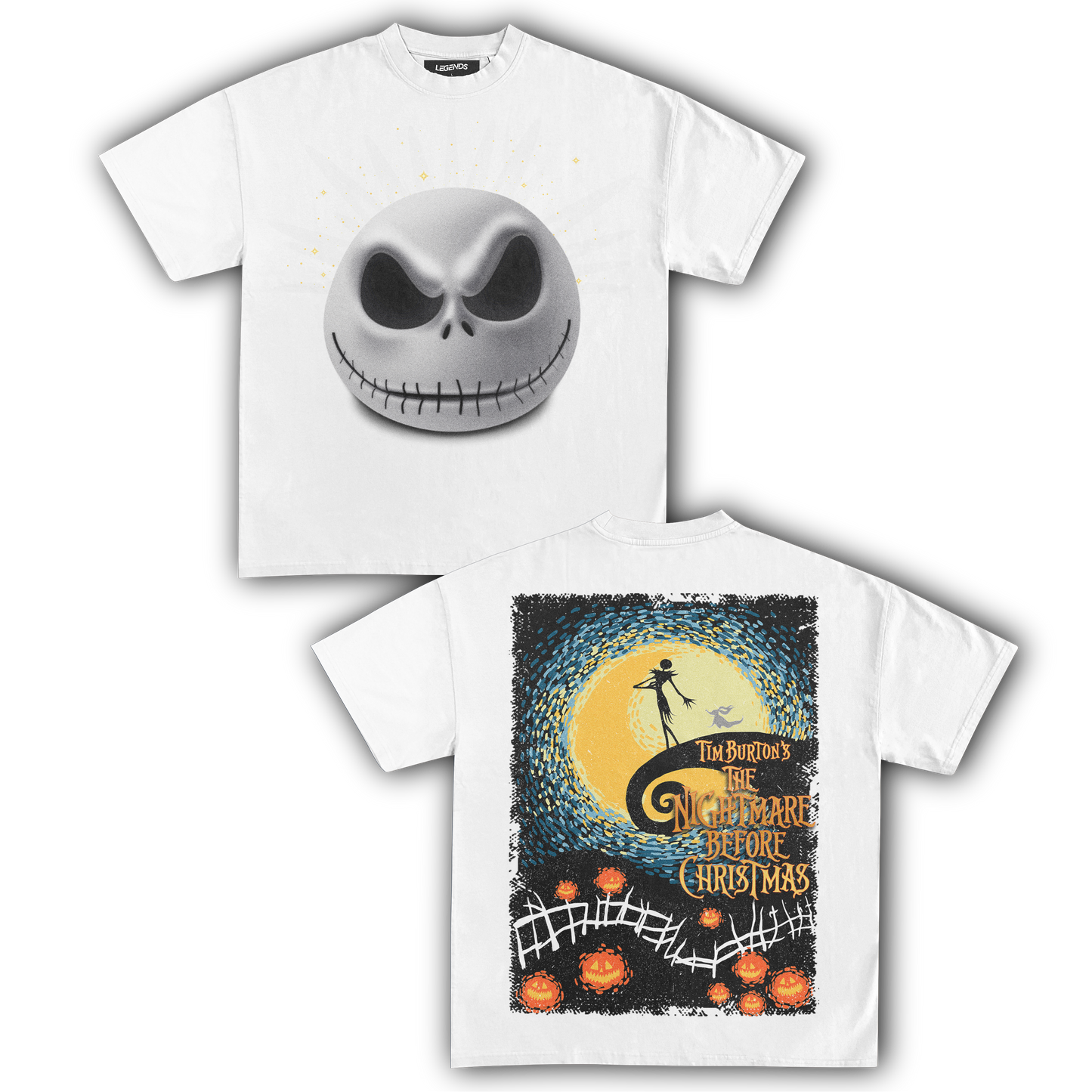 TIME BURTON'S THE NIGHTMARE BEFORE CHRISTMAS TEE (Double Sided)