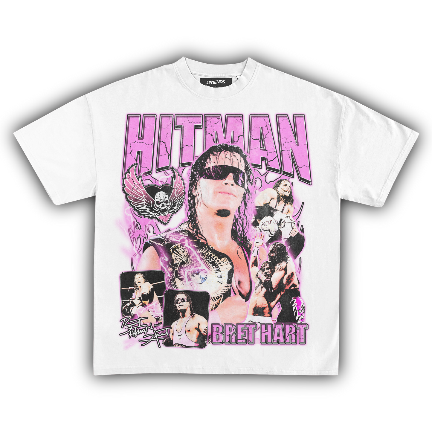 BRET HITMAN HART TEE
