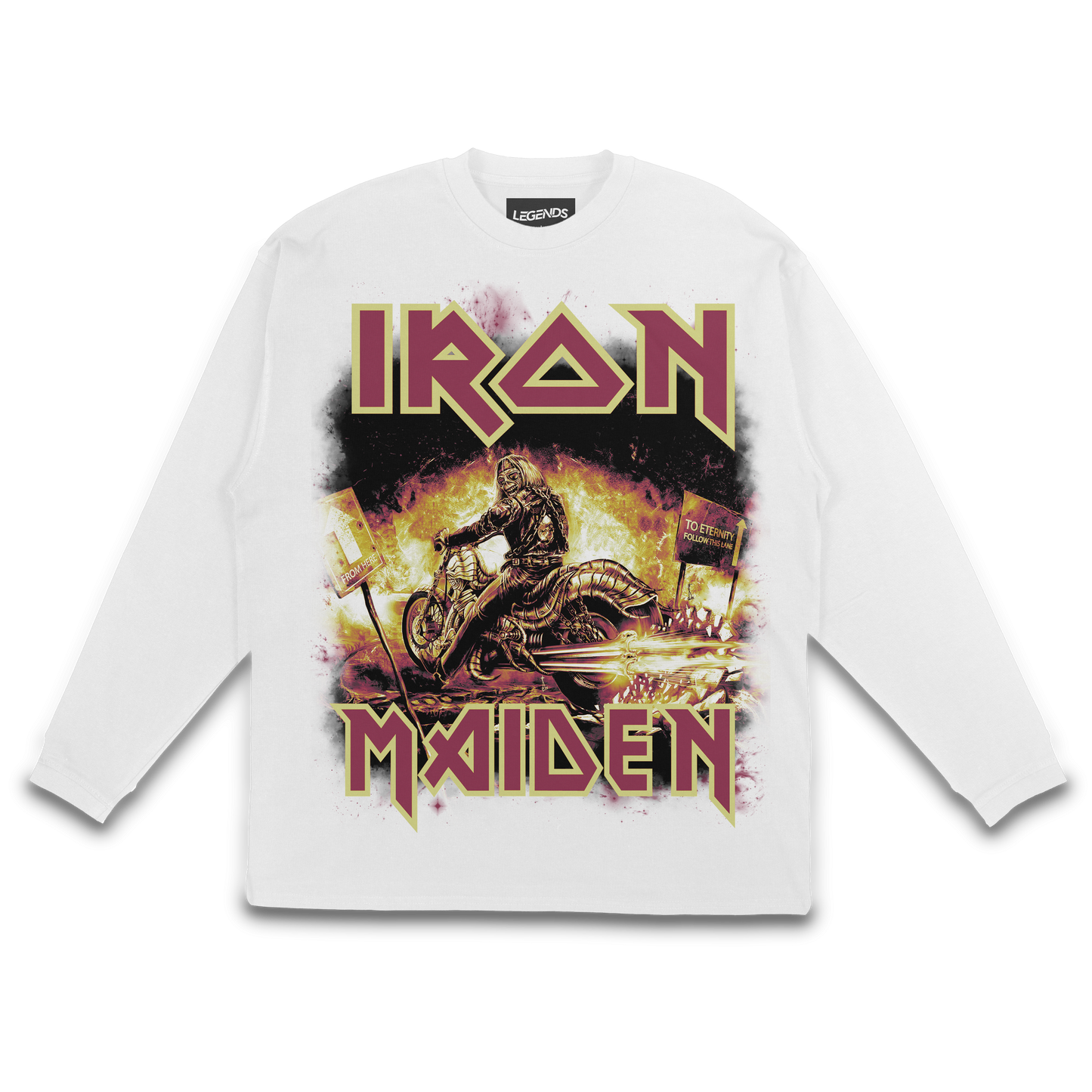 IRON MAIDEN LONG SLEEVE TEE