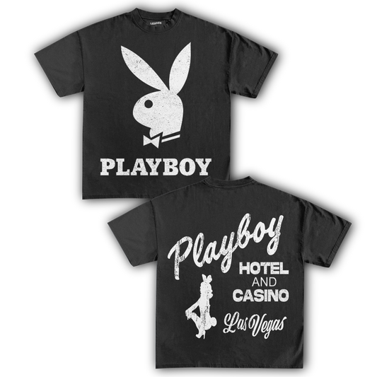 PLAYBOY BUNNY HOTEL & CASINO TEE (Version 2 / Double Sided)