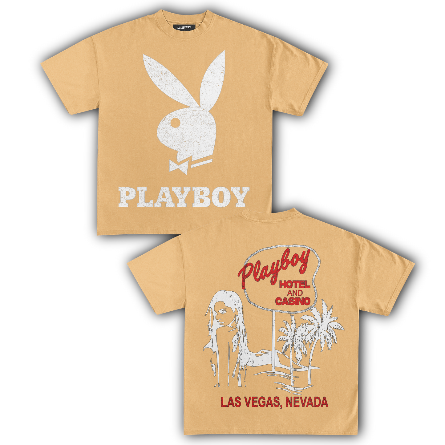 PLAYBOY BUNNY HOTEL & CASINO TEE (Version 1 / Double Sided)