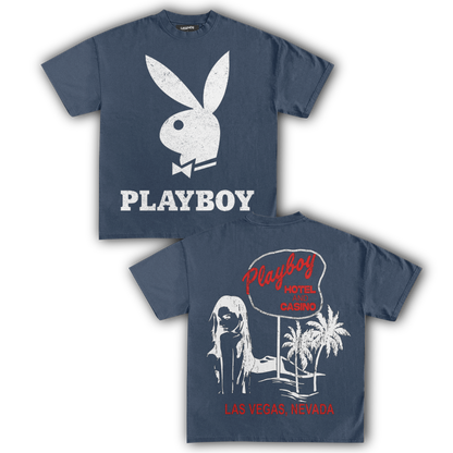 PLAYBOY BUNNY HOTEL & CASINO TEE (Version 1 / Double Sided)