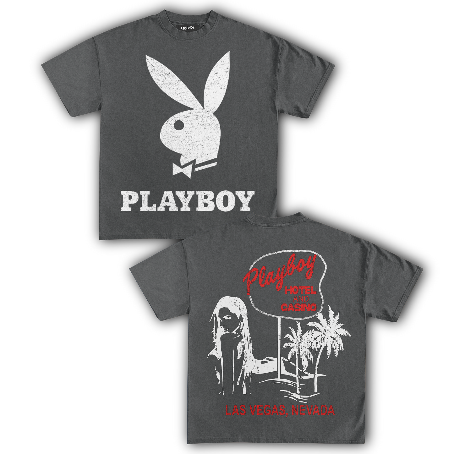 PLAYBOY BUNNY HOTEL & CASINO TEE (Version 1 / Double Sided)