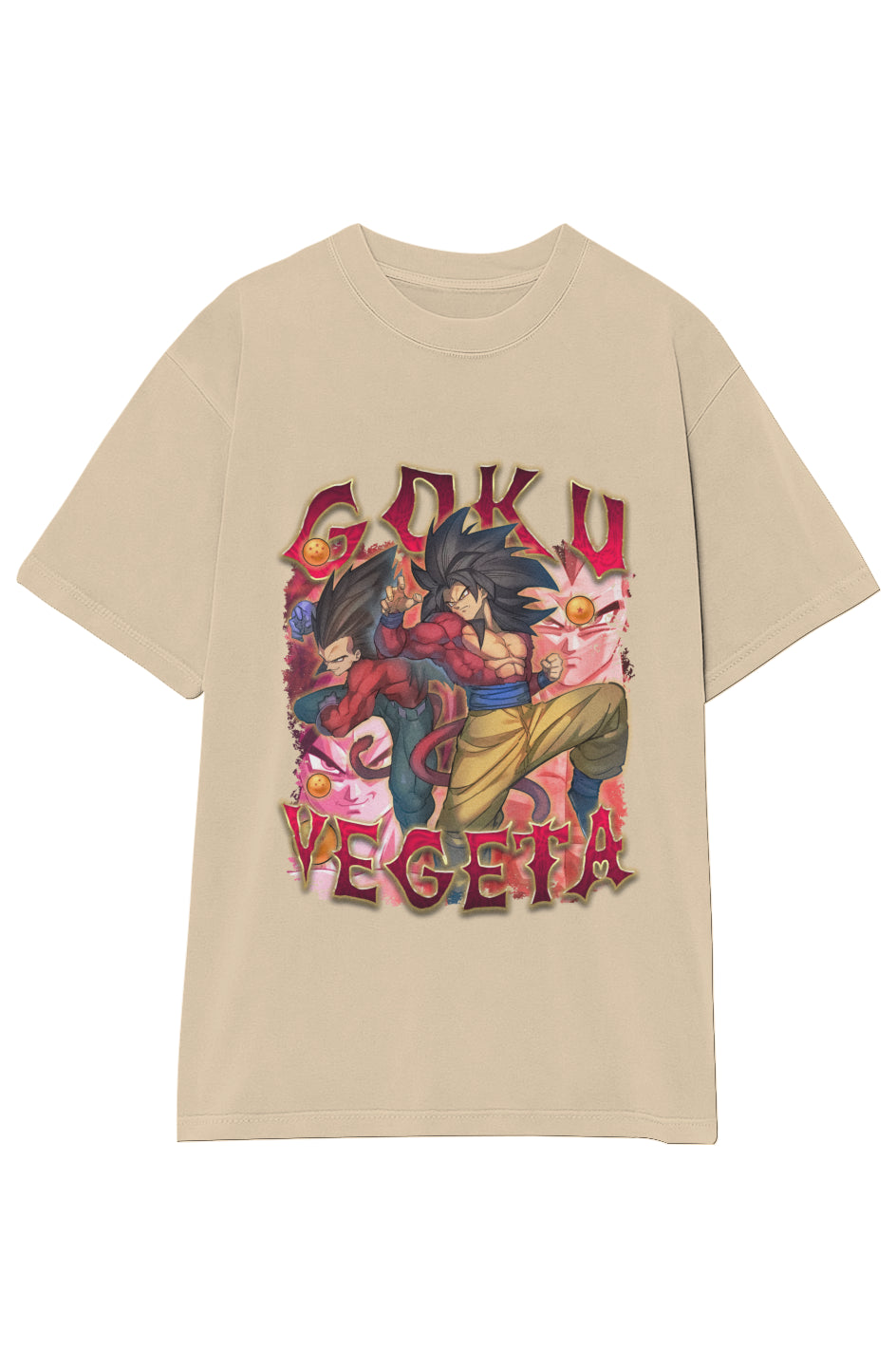DRAGON BALL Z: GOKU x VEGETA VINTAGE TEE