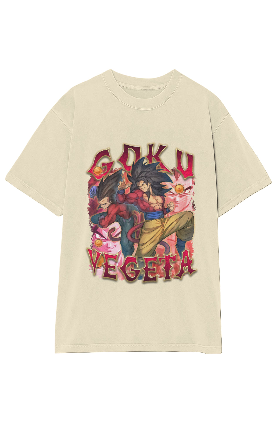 DRAGON BALL Z: GOKU x VEGETA VINTAGE TEE