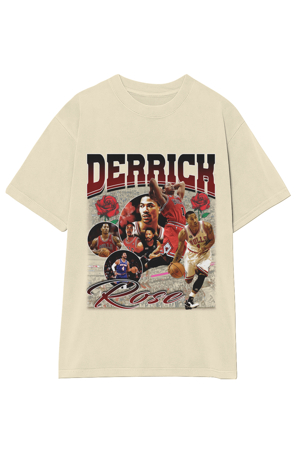 Derrick Rose Tee » Chicago Bulls Basketball » Vintage Heavyweight