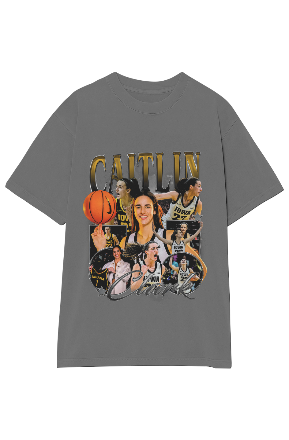 Caitlin Clark Tee » Basketball » Vintage Heavyweight T-Shirt