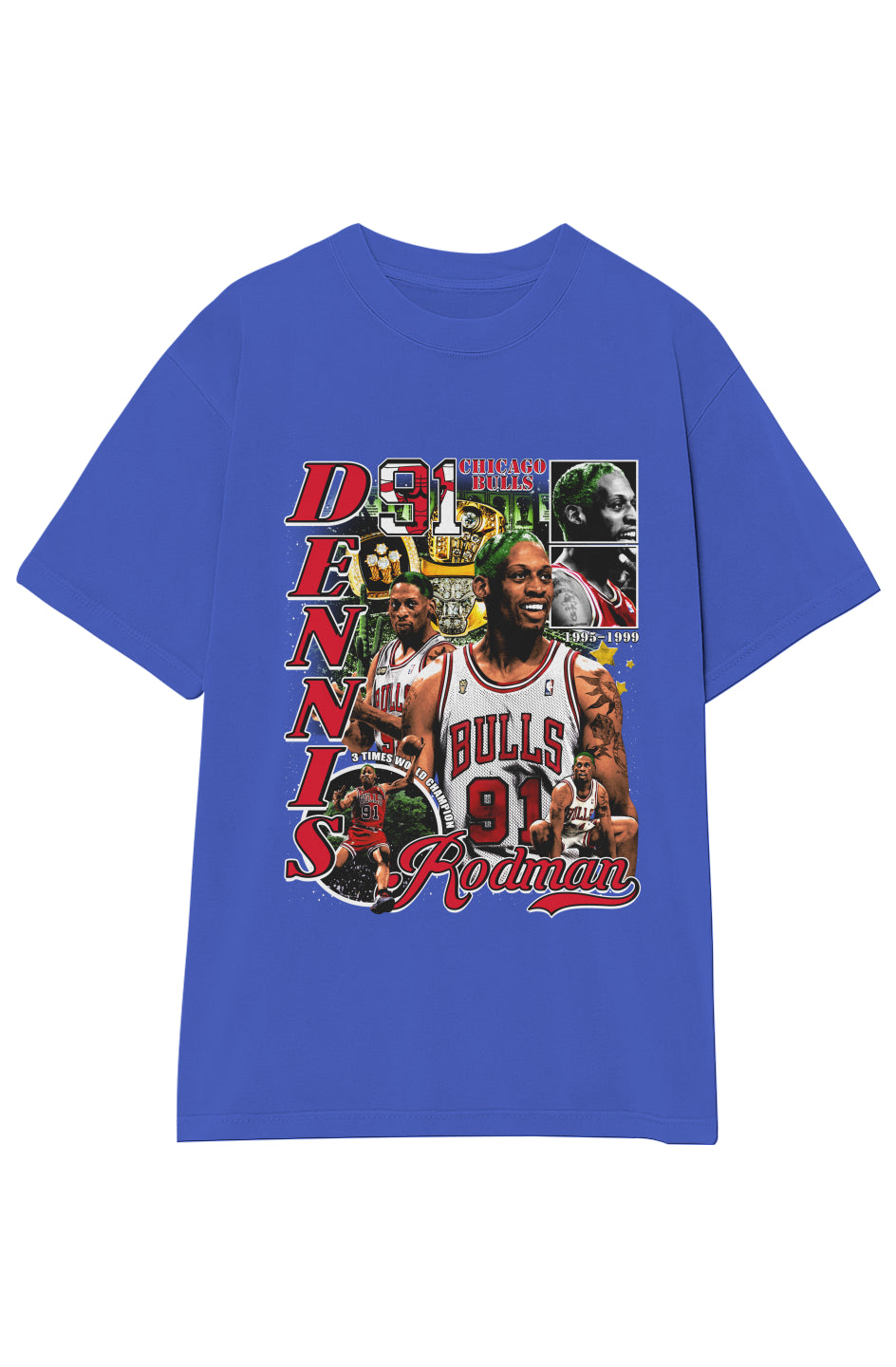 DENNIS RODMAN 3X CHAMPION TEE