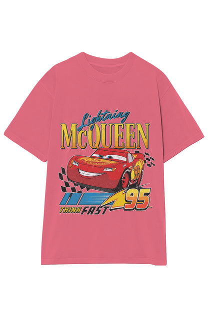 LIGHTNING MCQUEEN VINTAGE TEE (Double Sided)
