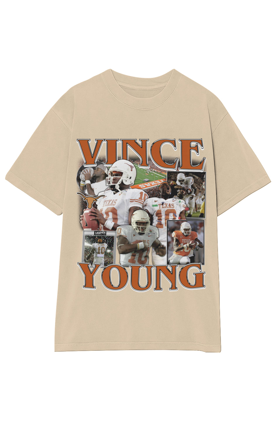 VINCE YOUNG LONGHORNS TEE