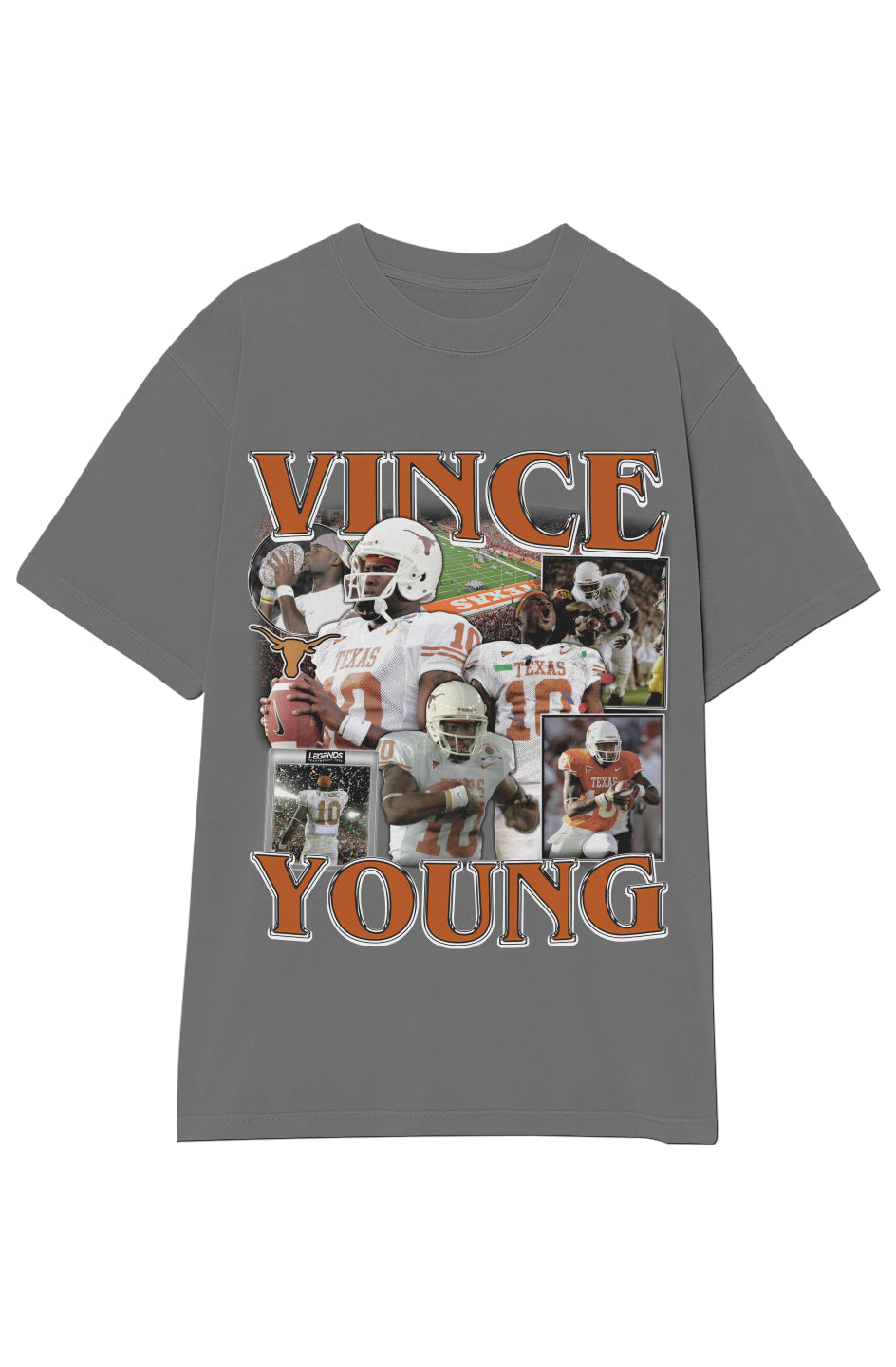 VINCE YOUNG LONGHORNS TEE