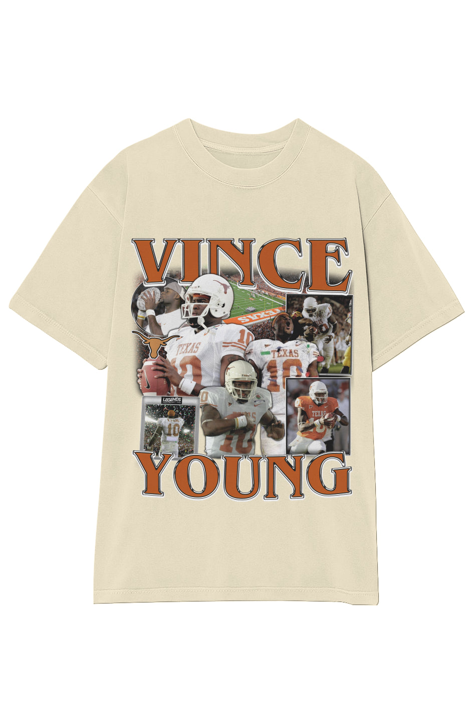 VINCE YOUNG LONGHORNS TEE
