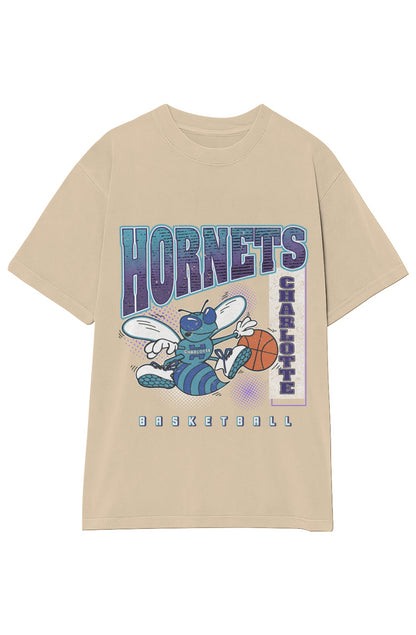 CHARLOTTE HORNETS VINTAGE TEE